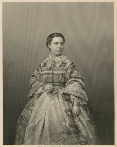 Mademoiselle Piccolomini, opera sanatçısı by English School