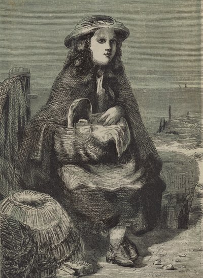 Balıkçının Kızı Maggie (gravür) by English School