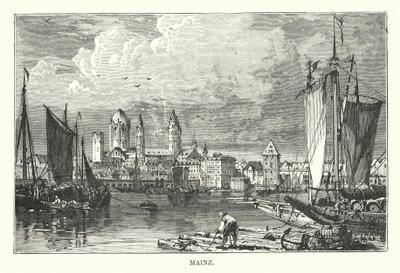 Mainz (gravür) by English School