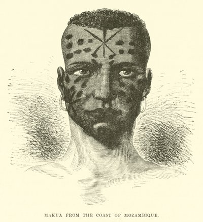 Mozambik kıyılarından Makua by English School