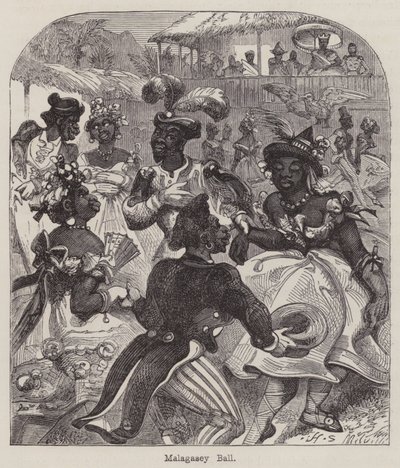 Malagasey Topu (gravür) by English School