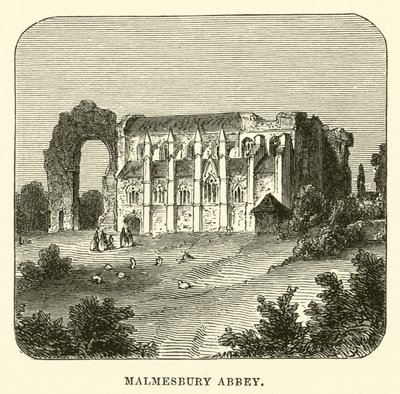 Malmesbury Manastırı by English School