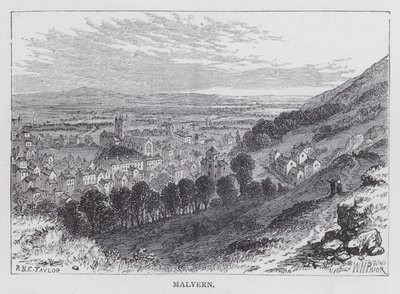 Malvern (gravür) by English School
