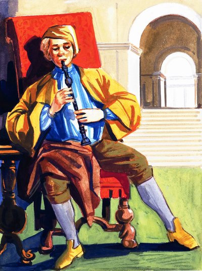 Kaydedici Oynayan Adam by English School