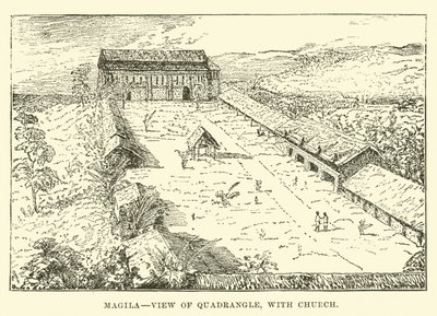 Mangila, Kilise ile Dörtgen görünümü by English School