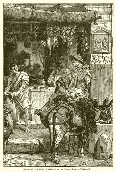 Romalı Kölelerin Davranışları.--Pompeii