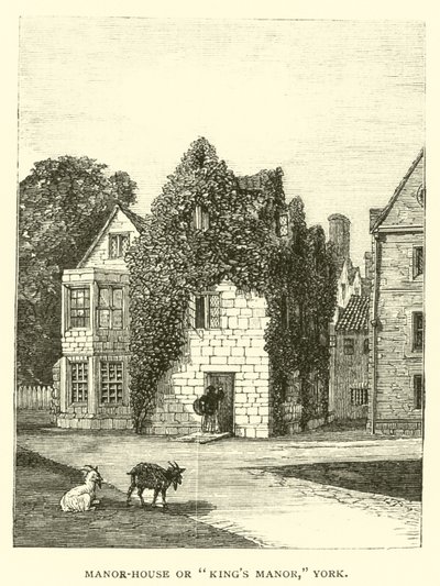 Manor-House veya Kings Manor, York by English School