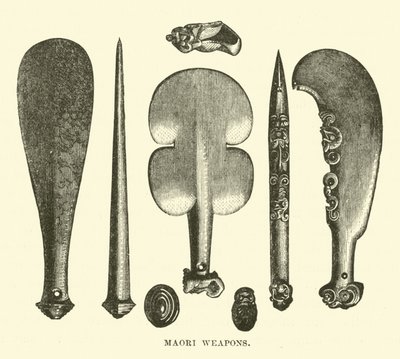 Maori Silahları by English School
