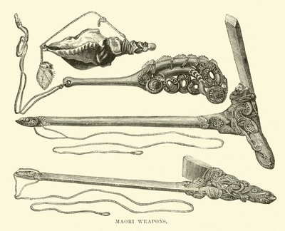 Maori Silahları by English School