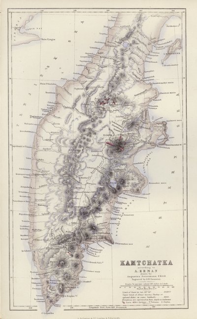 Harita: Kamtchatka, A Erman