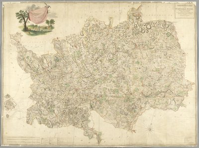 Hertfordshire Haritası by English School