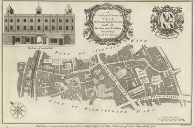 Lime Street Ward, Londra Haritası by English School