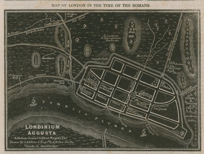 Romalılar zamanında Londra Haritası by English School