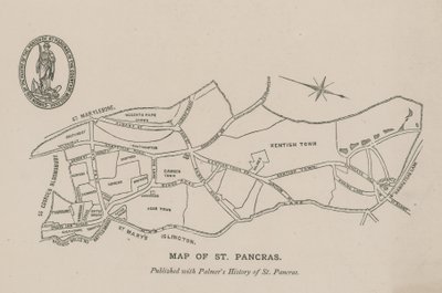St Pancras Haritası by English School
