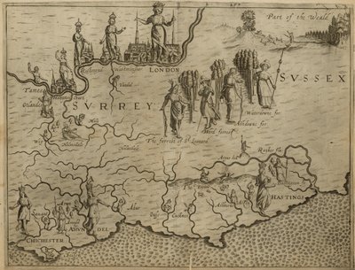Londra, Surrey ve Sussex dahil olmak üzere İngiltere