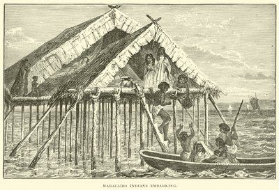 Maracaibo Kızılderilileri gemiye biniyor by English School