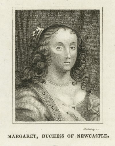 Margaret, Newcastle Düşesi (gravür) by English School