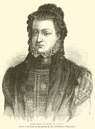 Margaret, Parma Düşesi (gravür) by English School
