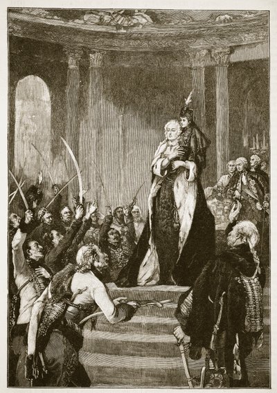 Maria Theresa ve Macaristan Parlamentosu, Cassells Illustrated History of England