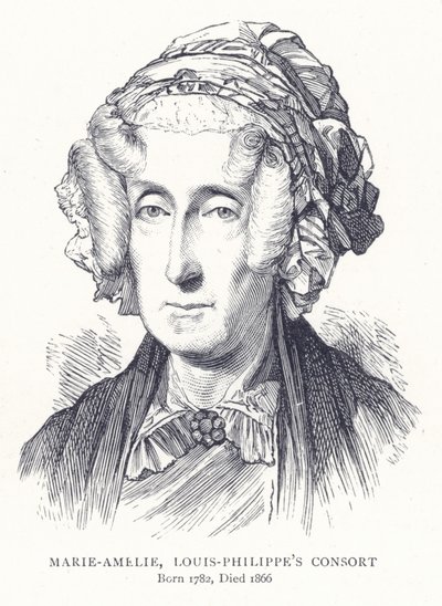 Marie-Amelie, Louis-Philippes Eşi by English School