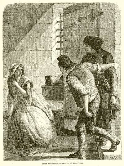 Marie Antoinette idama çağrıldı by English School