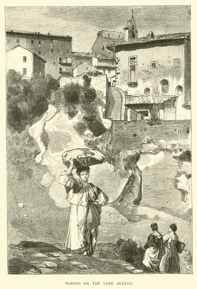 Albano Gölü üzerinde Marino by English School
