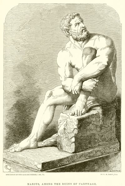 Marius, Kartaca Harabeleri arasında by English School
