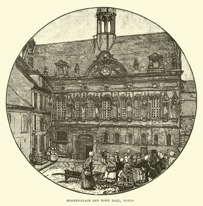 Pazar yeri ve belediye binası, Noyon by English School