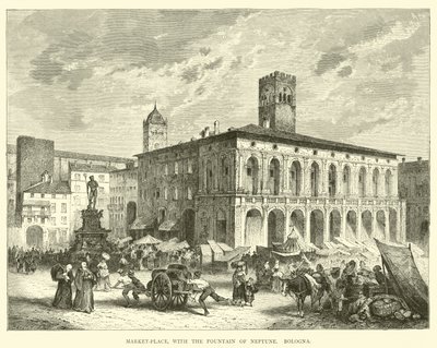 Neptün Çeşmesi ile Pazar yeri, Bologna by English School