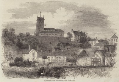 Pazar Drayton, Shropshire by English School