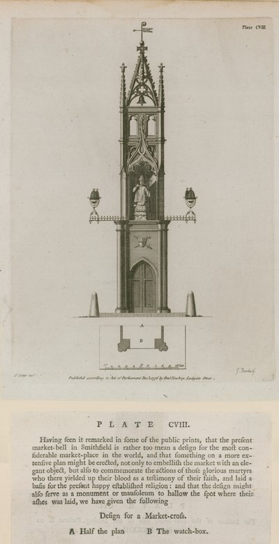 Pazar çapraz, Smithfield by English School