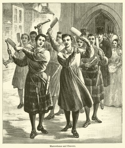 İlik Kemikleri ve Baltalar (gravür) by English School