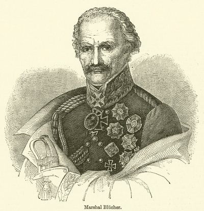 Mareşal Blucher (gravür) by English School