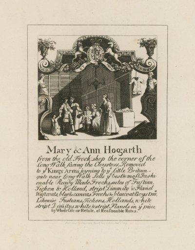 Mary ve Ann Hogarth by English School