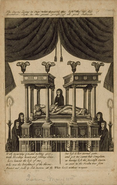 İngiltere Mary II by English School