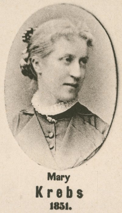 Mary Krebs (gravür) by English School