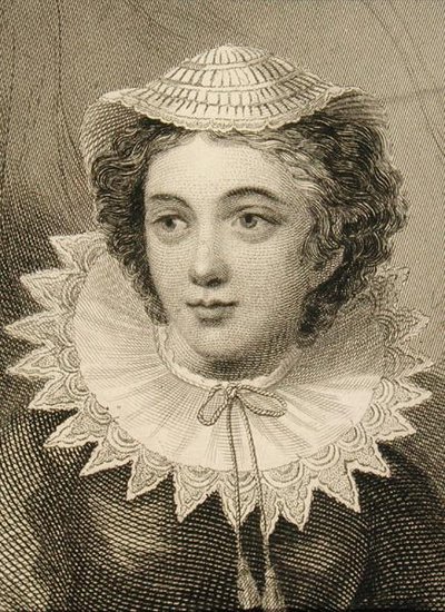 Mary, İskoç Kraliçesi (1542-87) (gravür) by English School