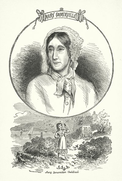 Mary Somerville, İskoç bilim adamı ve yazar (gravür) by English School