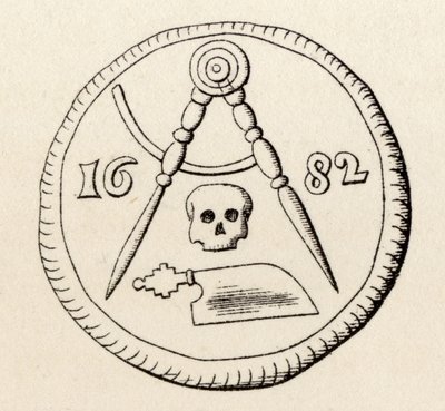 Maestricht Marangozlarının Masonik Mührü, 1682 tarihli, Thomas C. Jack, Londra, 1883 tarafından yayınlanan 