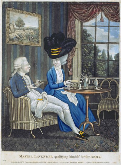 Lavanta Ustası Orduya Uygun, pub. Carington Bowles (fl.1744-93), 1781 (mezzotint gravür) tarafından by English School
