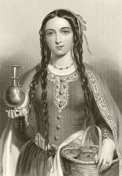 İskoçya Matilda, Kral Henry I Kraliçesi by English School