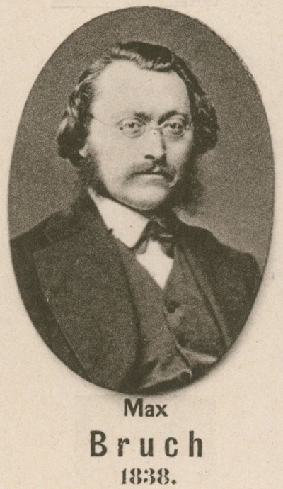 Max Bruch (gravür) by English School