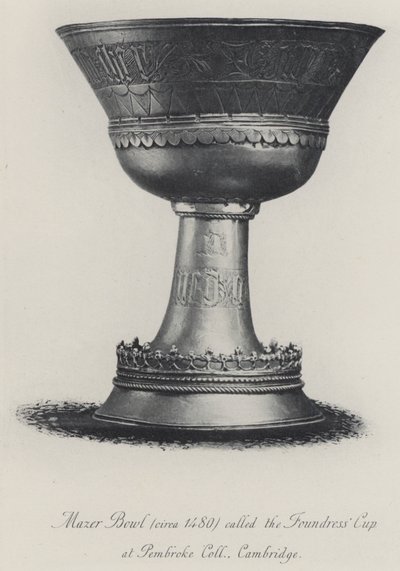 Mazer Bowl (1480 dolaylarında) Pembroke College Cambridge