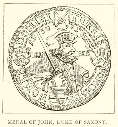 Saksonya Dükü John Madalyası by English School