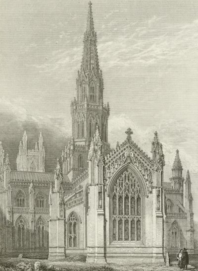 Melrose Manastırı, restore by English School