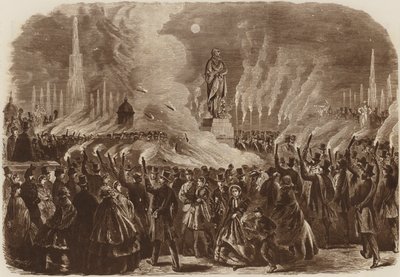 Mendelssohn Festivali, Meşale Alayı, 1860 by English School