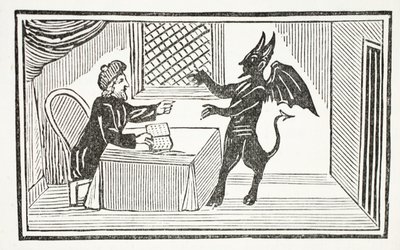 Mephistopheles Doktorların evine gelir, John Ashton