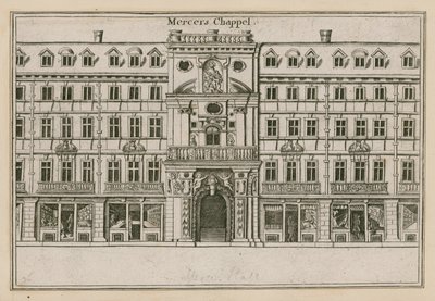 Mercers Şapeli, Cheapside, Londra by English School