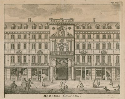 Mercers Şapeli, Cheapside, Londra by English School