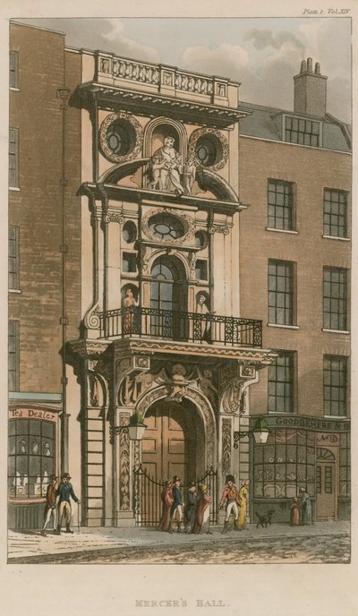 Mercers Salonu, Cheapside, Londra by English School